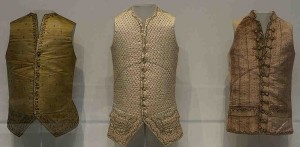 Waistcoats from the 18th century show that men's fashion was not for the shrinking violet.